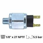 Interruptor de luz de freio estacionário 1/8 x 27 NPTF 5.5 bar Volkswagen VW Constellation Worker Titan Tractor