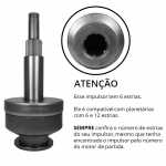 Impulsor 21 dentes Delco 29MT (com 6 estrias) Agrale Case Ford Cargo Marcopolo Volare Volkswagen Constellation Delivery Worker