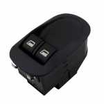 Botão/Interruptor de vidro elétrico duplo 6 terminais porta dianteira lado esquerdo LED vermelho Peugeot 206