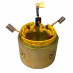 Carcaça polar c/ bob. camp. (feita de cobre) 12V Bosch Fiat Ford Volkswagen