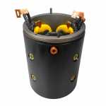 Carcaça polar c/ bob. camp. 24V Delco 37MT / 41MT