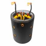 Carcaça polar c/ bob. camp. 24V Delco 41MT