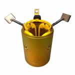 Carcaça polar c/ bob. camp. 12V Iskra Case Massey Ferguson Valtra (c/ redução)