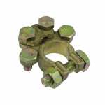 Terminal negativo e positivo de bateria automotiva tipo sapinho com abas laterais para veículos leves