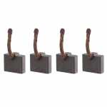 Jogo de escovas 12V 6 x 18 x 14.5 mm para motor de partida Bosch Seat Arosa Volkswagen Polo 1.7 SDi
