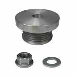 Polia rígida do alternador c/ arruela de calço e porca Bosch Renault Clio Kangoo Laguna Mégane Scénic - kit