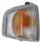 Lanterna dianteira cristal com cúpula âmbar lado direito Ford Escort Verona Volkswagen Apollo