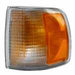 Lanterna dianteira de pisca cristal com cúpula âmbar lado esquerdo Volkswagen G1 Gol Parati Saveiro Voyage