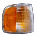 Lanterna dianteira de pisca cristal com cúpula âmbar lado direito Volkswagen G1 Gol Parati Saveiro Voyage