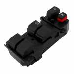 Botão/Interruptor de vidro elétrico quádruplo com trava 18 terminais porta dianteira lado esquerdo Honda City CR-V Fit