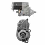 Motor de partida 24V 7.5kW 10 dentes Denso Case Cummins Linde New Holland
