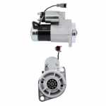 Motor de partida 12V 1.2kW 9 dentes Mitsubishi Caterpillar Kalmar Komatsu Nissan Still empilhadeira com motor Nissan K15 K21 K25