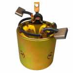 Carcaça polar c/ bob. camp. c/ esc. 12V Denso Toyota HiAce Hilux Land Cruiser (c/ saída esquerda)