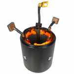 Carcaça polar c/ bobina de campo reman. 24V Denso Sawafuji