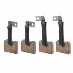 Jogo de escovas 12V 8 x 25 x 20 mm para motor de partida Delco 28MT John Deere Mercedes-Benz