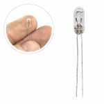 Lâmpada halógena T3 3mm 24V 0.9W painel indicador instrumento