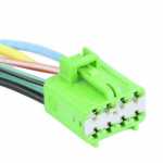 Chicote / conector 8 vias 8 terminais para botão / interruptor de alerta/emergência Ford Ka 1997 até 2010