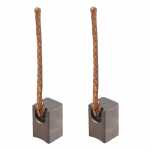 Jogo de escovas 12V 8.5 x 9 x 14 mm para motor de ventilador Fiat