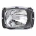 Farol principal lado direito com lente de vidro para lâmpada H4 Mercedes-Benz 608 708