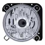 Farol principal lado direito com lente de policarbonato para lâmpada H4 Agrale 10000 13000 140000 Volkswagen Delivery 5150 8150 9150