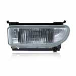 Farol auxiliar de neblina com suporte lado esquerdo com lente de vidro para lâmpada H3 Volkswagen Gol Saveiro Parati G2