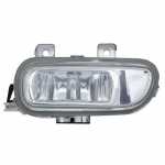 Farol auxiliar antineblina lado esquerdo com lente de vidro para lâmpada H3 Mercedes-Benz Axor 2644 3131 4144 (ano 2005 em diante)