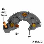Retificador do alternador 70A / 80A / 90A / 105A Denso Toyota 4Runner Camry Carina Celica Corolla - ligações