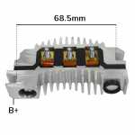 Retificador do alternador 45A / 55A / 65A (para alternadores até 65A) Delco Remy Chevrolet GM C10 Caravan Chevette Chevy Marajó Opala - ligações