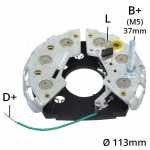 Retificador do alternador 85A Bosch Chevrolet GM