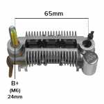 Retificador do alternador 60A Mitsubishi Nissan Sunny - ligações