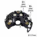 Retificador do alternador 55A Bosch GC Chevrolet GM Corsa