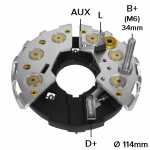 Retificador do alternador 55A / 75A Bosch K1 Chevrolet GM Blazer Ipanema Kadett Monza S10 Vectra - ligações