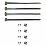 Kit parafuso prisioneiro com arruela de pressão e porca para fechamento dos mancais do motor de partida Bosch JE 12V / 24V