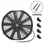 Eletroventilador axial do radiador 24V 10 pás diâmetro 280mm (12 polegadas) 80W aspirante universal (sem ar-condicionado)