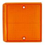 Lente para lanterna direcional traseira âmbar lado direito universal