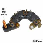 Retificador do alternador 40A Denso Kubota escavadeira - ligações