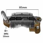 Retificador do alternador 90A / 100A Mitsubishi Nissan Livina March Sentra Tiida Versa - ligações