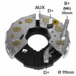 Retificador do alternador 35A / 45A / 55A / 75A Bosch K1 Chevrolet GM Chevette Chevy Marajó Monza Fiat 147 Elba Fiorino Oggi Panorama Prêmio Spazio Uno Mille Lada Laika Niva - ligações