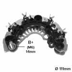 Retificador do alternador 75A / 80A /  90A / 105A / 110A Denso/Magneti Marelli A115I / A115IM Citroën C4 C5 C8 Xsara Picasso Fiat Doblò Grand Punto Palio Siena Strada Uno Ford Escort Fiesta Focus Peugeot 206 307 406 607 807 Partner Suzuki Wagon R+ - ligaç