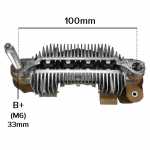 Retificador do alternador 90A / 125A Mitsubishi Pajero Chrysler 300 Citroën Xsara Picasso Peugeot 206 306 - ligações