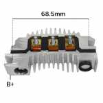 Retificador do alternador 45A / 55A / 65A (para alternadores de até 65A) Delco Remy Chevrolet GM Kadett Monza
