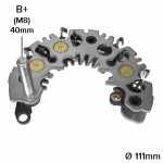 Retificador do alternador 65A Magneti Marelli Fiat Brava Bravo Marea Palio Punto Strada Tempra - ligações