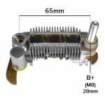 Retificador do alternador 50A Mitsubishi Nissan TCM empilhadeira - ligações