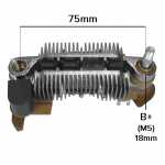 Retificador do alternador 60A Mitsubishi Mazda MX-5 - ligações
