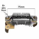 Retificador do alternador 70A Mitsubishi Citroën Xsara Picasso Peugeot 206 - ligações