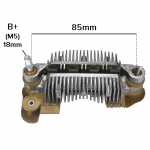 Retificador do alternador 80A Mitsubishi Citroën Berlingo C15 Jumpy Dispatch Xsara Picasso Peugeot 206 306 406 Expert Partner - ligações