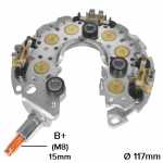 Retificador do alternador 150A Denso Chrysler Stratus Honda Accord Crosstour Jeep Wrangler Land Rover Discovery Range Rover - ligações