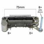 Retificador do alternador 65A Mitsubishi Mazda 323