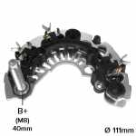 Retificador do alternador 60A / 65A / 70A / 90A / 110A Denso/Magneti Marelli A115I / A115IM Chevrolet GM Celta Corsa Prisma Fiat Doblò Palio Siena Stilo Strada Uno - ligações