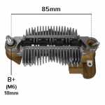 Retificador do alternador 80A Mitsubishi Nissan Almera Primera - ligações